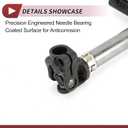 1 Pc Car Steering Shaft Steering Column Shaft for Toyota RAV4 2012 2.5L L4 - Gas, 3.5L V6 - Gas, Electric No.4526042090