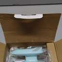 PIOMATIC Mini Travel Steam Iron for Clothes with Dual Voltage, Temperature Control, Non-Stick Soleplate and Cord Storage, Ideal for Sewing, Quilting and Handcraft