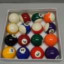 Billiard Balls Set 2-1/4" Regulation Size Pool Table Balls for Replacement (16 Resin Balls)