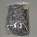 Onemliy Grey Lace Front Wigs Curly Synthetic Heat Resistant Fiber Hair Wig Silver Wigs for Women Daily Use