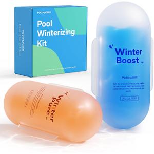 3 in 1 Winter Closing Kit - Pool Winterizing Kit for Above Ground Pool and inground Pools, Easy to Use - Up to 30,000 Gallon (2) 3 in 1 Winter Closing Kit - Pool Winterizing Kit for Above Ground Pool and inground Pools, Easy to Use - Up to 30,000 Gallon (2)