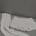 Bestjybt Women's Cable Knit Thigh High Socks Over the Knee Boot Socks Long Thick Winter Sweater Stockings Leg Warmers (White)