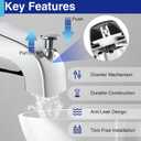 4 Set Tub Spout Diverter Valve Stem Repair Kit for Moen 101237, Includes 4 Copper Diverter Gates and 4 Cup Seals