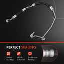 A-Premium Power Steering Pressure Hose Line Assembly Compatible with Jeep Wrangler 2012-2017, Wrangler JK 2018, 3.6L, with O-ring, Pump To Gear/Rack Pinion