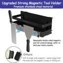 Geesta Upgraded Griddle Caddy for Blackstone 28"/36" Griddles/Weber Grill/Prep Cart, BBQ Grill Accessories Space Saver with Magnetic Tool Holder & Paper Towel Holder