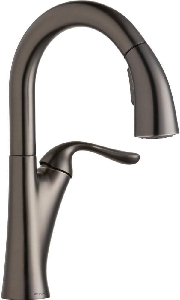 Elkay LKHA4032AS Harmony Antique Steel Single Lever Pull-down Spray Bar Faucet