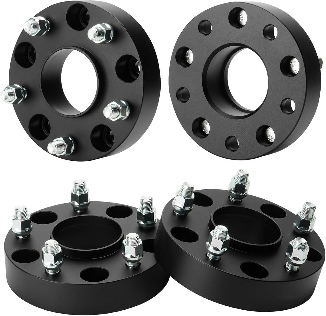 Youxmoto 5X5.5 1.5 inch (38mm) Wheel Spacers Fit for Ram 1500 2012-2018, 5x139.7mm Wheel Adapters 77.8mm Bore Hubcentric with M14x1.5 Studs, 4PCS