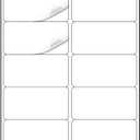 Methdic Shipping Labels 2"4" 300 Labels Sticker Paper for Laser/Ink Jet Printer Mailing Labels 8.5"*11" White 10 Per Sheet