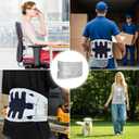 DOKIBI Back Brace for Lower Back Pain Relief,Lumbar Waist Support for women,Lower Back with 3D Lumbar Pad for Work Sports Sciatica, Scoliosis(GreyXL)