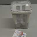 Yogurt Strainer1.9QT/0.475GAL Total & 0.8QT/0.2GAL Filter, Yogurt Strainer Greek Yogurt Strainer Yogurt Press, BPA-Free PP Strainer for Whey SeparationTotle1.9QT (1.9Quarts-White)