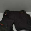 Postropaky Womens Outdoor Snow Ski Pants Waterproof Hiking Insulated Softshell Pants Snowboard Zipper Bottom Leg, Size 36×34