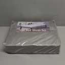 Cottington Lane Cot Size 30 x 75 Sheet Set, Hotel Quality 100% Cotton 4 Piece Bunk Bed Sheets, Perfect for Narrow Twin, Camp Bunk,Trifold Mattress, Guest Bed Replacement, Light Grey Solid