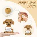 AceThrills Positive Crochet Animal, Dachshund Gifts for Women, Funny Handmade Emotional Support Best Friends Christmas Birthday Graduation Gifts for Women Men Dachshund Decor