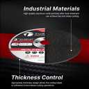 Turnextte 50 Pcs 3 inch Cut Off Wheels for Die Grinder, 3" Diameter and 1/16" Thickness and 3/8" Inner Arbor Cutting Discs for Die Grinder, Thin Cut Blades for Metal & Stainless Steel Cutting