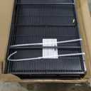 Homey Pet 43 Inch Dog Crate, Heavy Duty Stackable Dog Crate Cage Kennel for Medium Dogs with Divider, Bowls, 3 Door, Removable Grid & Tray, 4 Lockable Wheels, Breeding & Grooming Drop Cages for Dogs