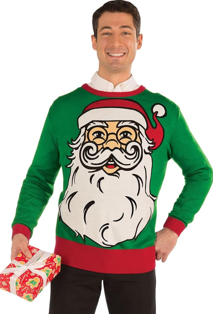 Forum Novelties Women's Adult All Wrapped Up Ugly Christmas Sweater L