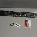 SEIKEA 35 Inch Clip in Ponytail Extension Wrap Around Long Straight Pony Tail Hair Synthetic Hairpiece for Women -Dark Brown