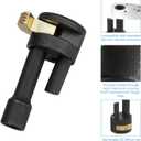 Tub drain removal tool, Remove the Damaged, Corroded Or Rusted Drainage Extractor, Applicable to 3/8-inch Ratchet Wrench (Gold)