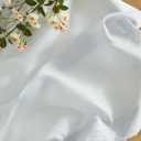 HLC.ME 2 Piece Semi Sheer Voile Drapery Window Curtain Grommet Panels for Bedroom (54" W x 95" L, Silver Grey)