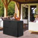 Chest Freezer Cover for Outside - Waterproof Dustproof Deep Refrigerator Covers,Fit for Patio Compact Icebox 7 Cubic Feet (44"L X 26"W X 33"H)