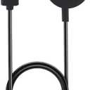 Charger Compatible with Samsung Galaxy Watch Active 1/2, Galaxy Watch 3/4/5, 1M USB Charging Cable, Smartwatch Accessories, Black, 2 Pack