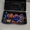 Daoyehsy Bey Battle Top Burst Metal Fusion Attack Set, 12 Spinning Tops 3 Launchers Combat Battle Toy with Portable Storage Box Present for Kids Ages 8 10 12+