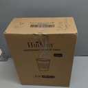 600 Pack 9 oz Plastic Cups, Rimmed Disposable Cold Cups