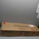 TEENFON 35.4" Pedestal Sink Storage Cabinet with 2 Doors and Adjustable Shelves, Bathroom Sink Cabinet, Under Sink Storage with U-Shape Cut-Out, Green