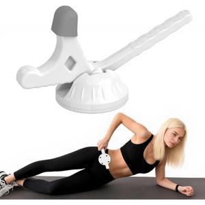 Psoas Release Tool-Hip Hook Psoas Muscle Release Tool Fully Adjustable for Iliacus,Waist Pain Sciatica,Back&Posture Relief,Hip Flexor Release Tool and Trigger Point Massage Tool [Patent Pending] (White)