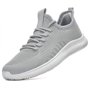 Lamincoa Womens Slip On Walking Shoes Non Slip Casual Road Running Lightweight Mesh Fashion Sneakers for Gym Travel Workout Size 38.5/7.5