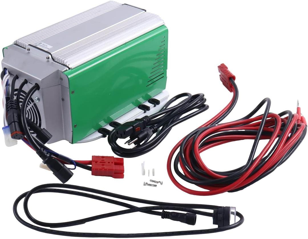 ZTUOAUMA 48V 30A Auto AC Battery Charger 128375GT 128377GT ISG48V30A Compatible with Genie GS-2668 GS-3268 GS-3369 Z-30/20N Z-33/18 Z-34/22 Z-40/23N Z-40/23N Z-45/25 AL4L AL5L Lifts