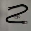 Stanbroil 1/2" OD x 3/8" ID 24" Non-Whistle Flexible Flex Gas Line Connector Kit for NG or LP Fire Pit and Fireplace