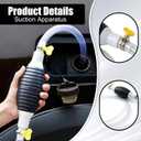 2Sets Multifunction Liquid Sucker Pump, Manual Fuel Transfer Pump Gasoline Siphone Hose, Portable Siphon Pump For Gasoline Diesel Water Fish Tank