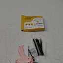 Fine Stitch Gun Mini Stitch Gun Kit for Clothes, Quick Clothing Fixer with 6 Fine Needles, 2000 5mm Fasteners and Case, Speedy Clothing Fixer Stitch Gun for Clothes Quick Stitch Gun for Clothes (Pink)