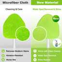 XINDELL 24-inch Windshield Cleaner Tool  Upgrade Large Head Car Interior&Exterior Window Cleaning Kit with Extendable Handle & 4 Microfiber Pads, Auto Wiper Brush for Car, Trucks, SUVs, RVs & Home