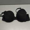 Fruit of the Loom Women's Smooth Cotton T-Shirt Bra - Ultra-Soft, Flexible, and Invisible Under Tees 1 pack black 38D