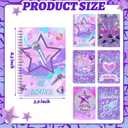 6 Pack Kpop Notebook Journal School Supplies Music Party Favor, 100 Page