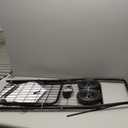 DMI Utility Cart with Wheels to be used for Shopping, Grocery, Laundry and Stair Climber Cart, Weighs 7.5 Pounds but holds up to 90 Pounds, Compact and Foldable, Black