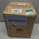 Simple Designs LT2064-GRW Glass Table Lamp with Fabric Shade, Green with White Shade