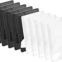 uxcell 10 Pcs Mini Picture Frames 2.4 x 3.6 Inch Rectangle Small Picture Photo Frame Holder for Tabletop Display Paintings Landscape Posters Artwork, Multicolor