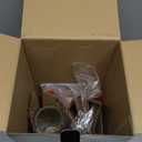 GLOBE Electric 1-Light Wall Sconce, Matte Brass, Ribbed Clear Glass Shade, E12 Candelabra, Dimmable, 65000103