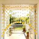 20-Strand Crystal Beaded Curtain, Multicolor Acrylic Arched Room Divider with Rainbow Beads for Bedroom, Living Room, Cafe, 41"W x 23"L