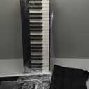 KONIX Foldable Piano Keyboard, 88 Key Full Size Semi Weighted Folding Piano Keyboard, Bluetooth Portable Electronic Keyboard Piano with Sheet Music Stand, Sustain Pedal and Piano Bag, Black