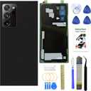 LEAFE for Samsung Galaxy Note 20 Ultra Back Glass Replacement,OEM Rear Back Cover Replacement for Note 20 Ultra 6.9 inchs with Repari Tools and Pre-Installed Adhesive (Black)