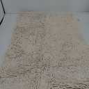 H.VERSAILTEX Bathroom Rugs Bath Mats Non Slip Chenille Bathroom Runner Rug 24x60Extra Soft and Absorbent Shaggy Rugs Washable Dry Fast Plush Area Carpet Mats for Bath Room, Tub - Ivory