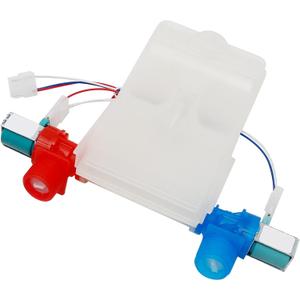 VIKKSAER W10869800 Washing Machine Inlet Valve, Replacement for Some Whirlpool, Amana, Maytag, Inglis, Kenmore, Crosley General Electric Washers, Replaces W11038689 WTW4950HW2