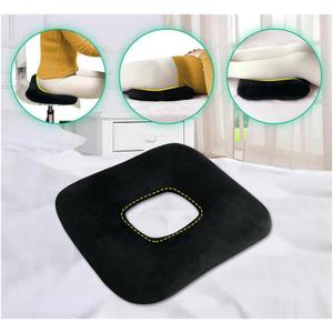 Bed Sore Cushions for Butt Positioning Pillow Pressure Ulcer Cushion Donut Pressure Relief Pillow Wedge for Sleeping Position Wedge After Surgery Turning Back Body Leg Support Medical Seat Cushion (Black)