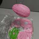 CC wonderland zone 12pcs Hot Pink and Green Paper Lanterns, Hanging Paper Lanterns for Bridal Shower Rustic Boho Birthday Wedding Home Decor Party Decoration