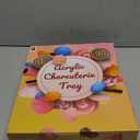 13.8" Extra Large Acrylic Number Charcuterie Board Box, Reusable Fillable Number Cake Candy Dish Display Serving Tray for Birthday Anniversary Party Decoration (9)