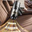 Handheld Vacuum Cleaner 26000Pa Suction with Brushless Motor, 4-in-1 Portable Mini Car Vacuum with 3 Suction Modes, Cordless Vacuum with LED Light, Type-C Charge for Car, Office Desk, Keyboards